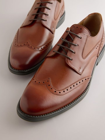 Next Обувь на шнуровке в Коричневый