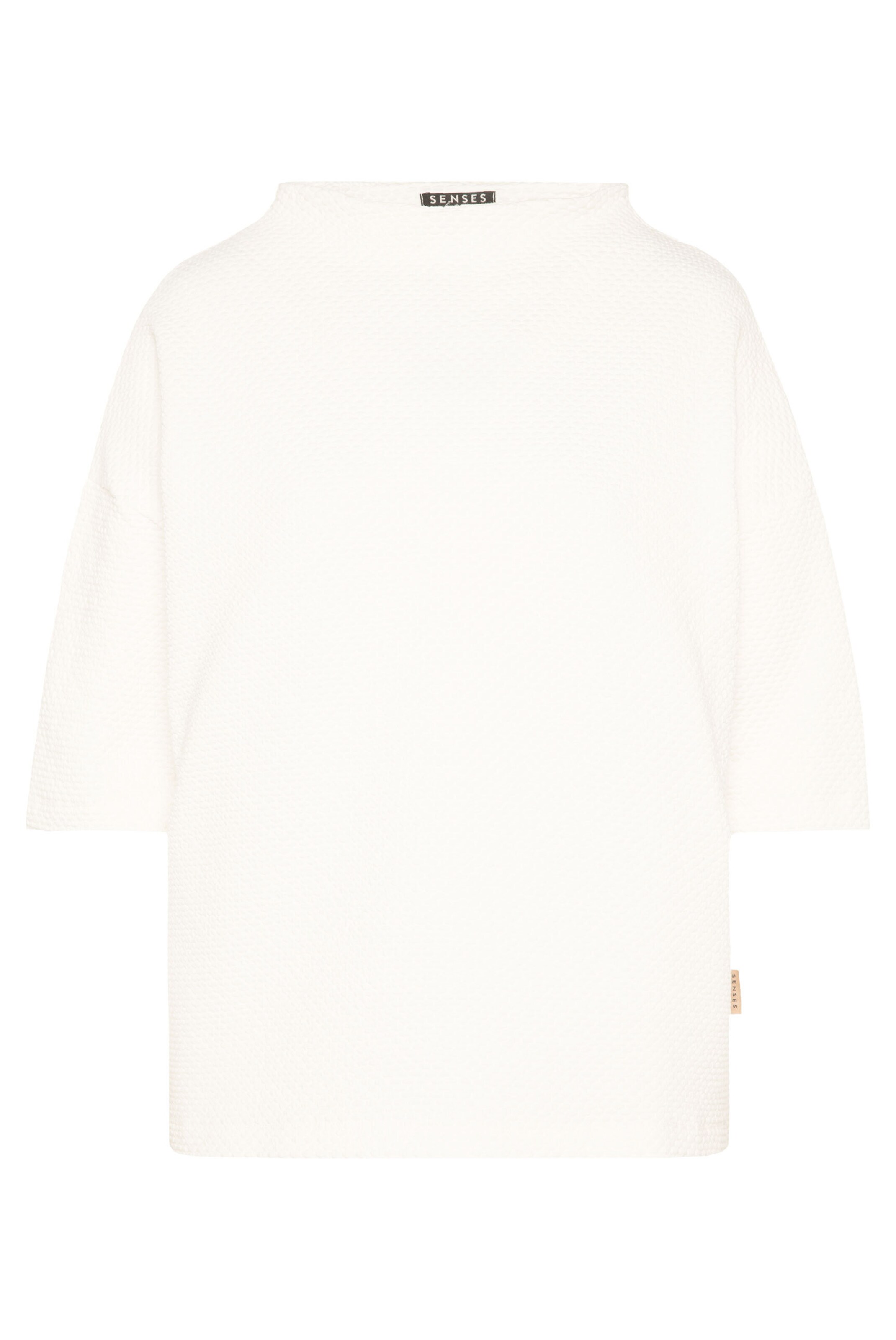 SENSES.THE LABEL Sweatshirt in White: front