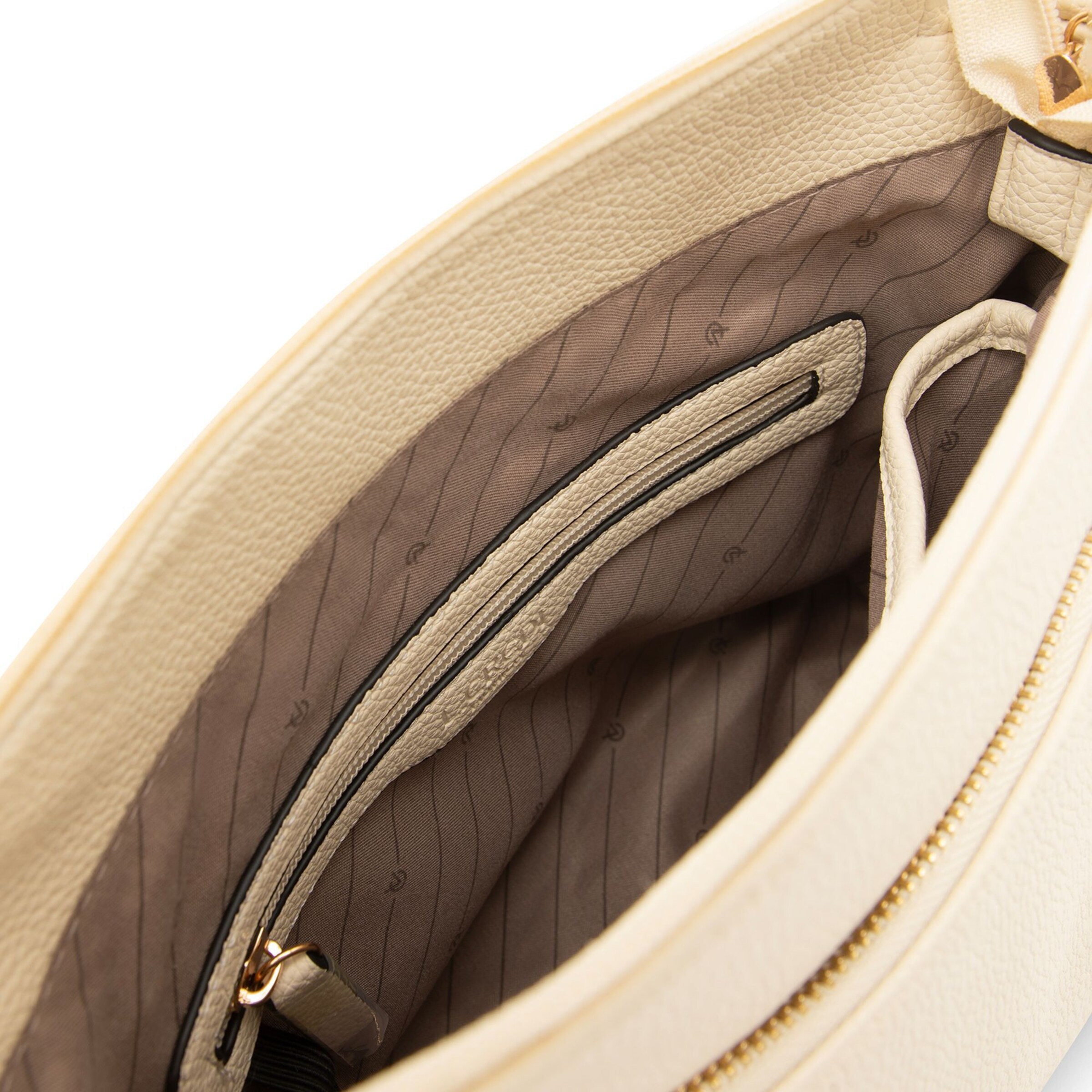 L.CREDI Schultertasche 'Budapest' in Beige