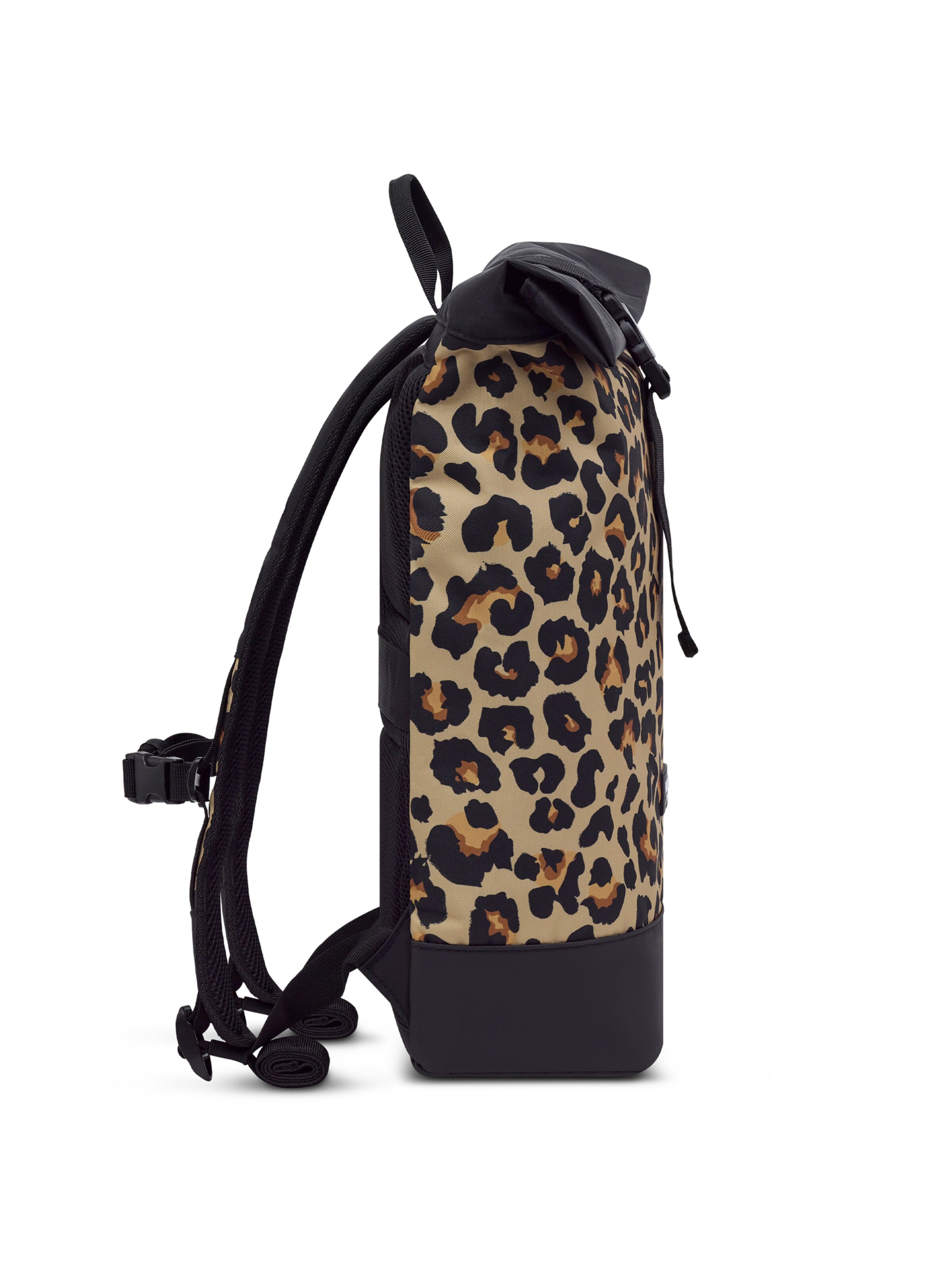 LARKSON - Mochila 'Janne Small' em castanho: lateral