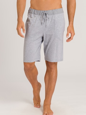 Hanro Pajama Pants 'Day & Night' in Grey: front