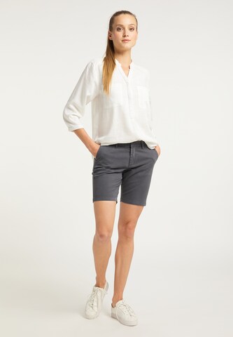 DreiMaster Vintage Slimfit Shorts in Grau