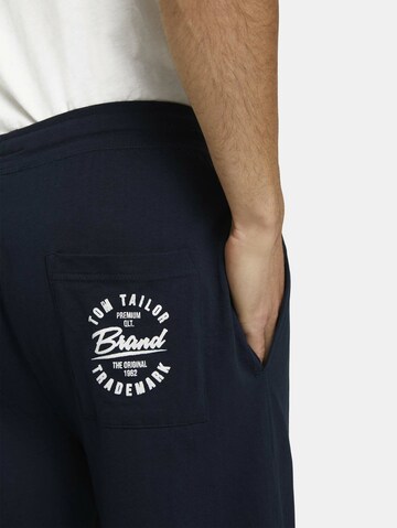 TOM TAILOR Regular Shorts in Blau