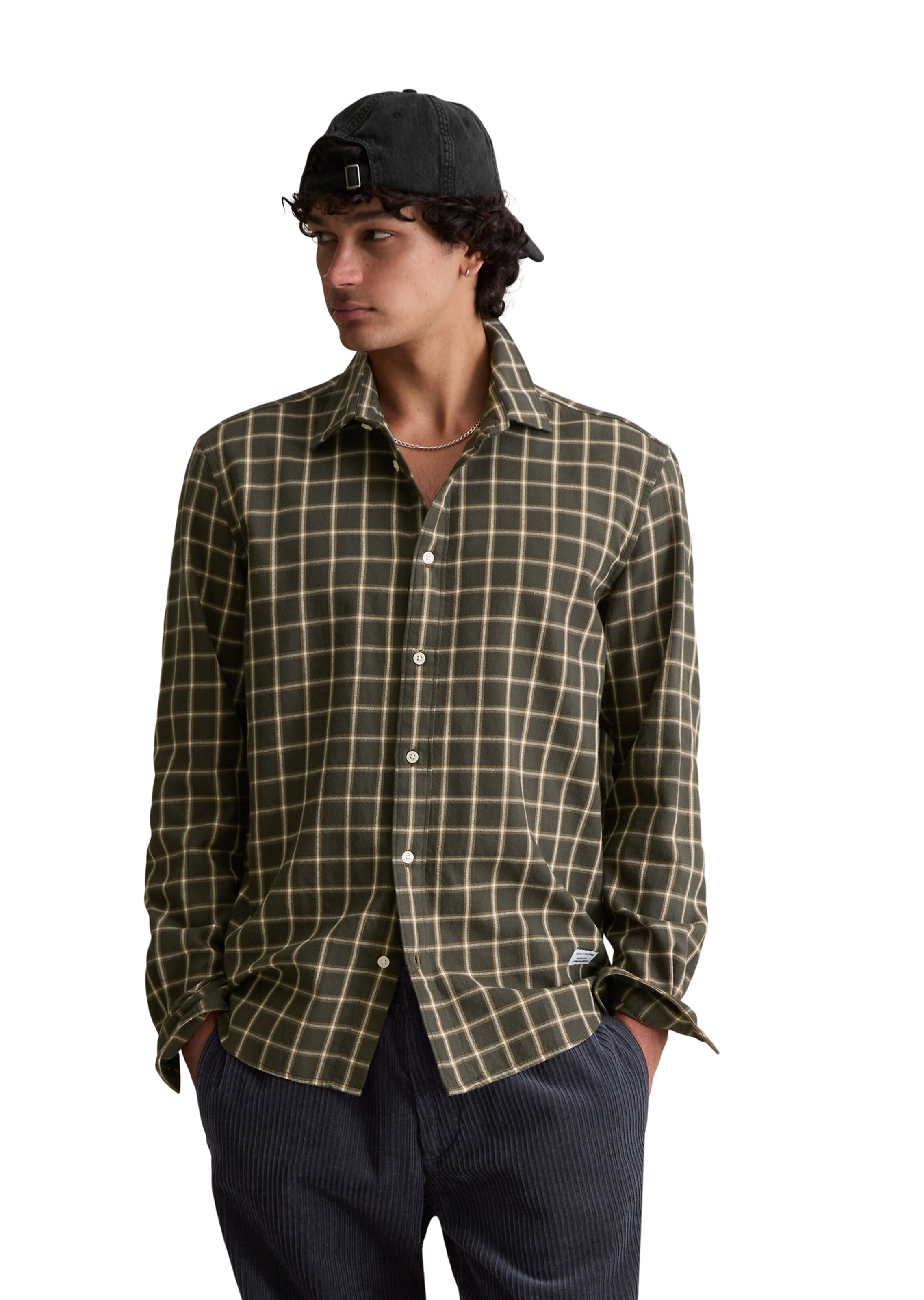 Marc O'Polo DENIM Regular fit Button Up Shirt in Green: front
