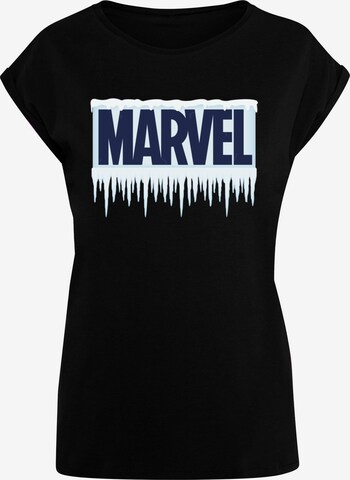 ABSOLUTE CULT Shirt 'Marvel - Icicle' in Zwart: voorkant