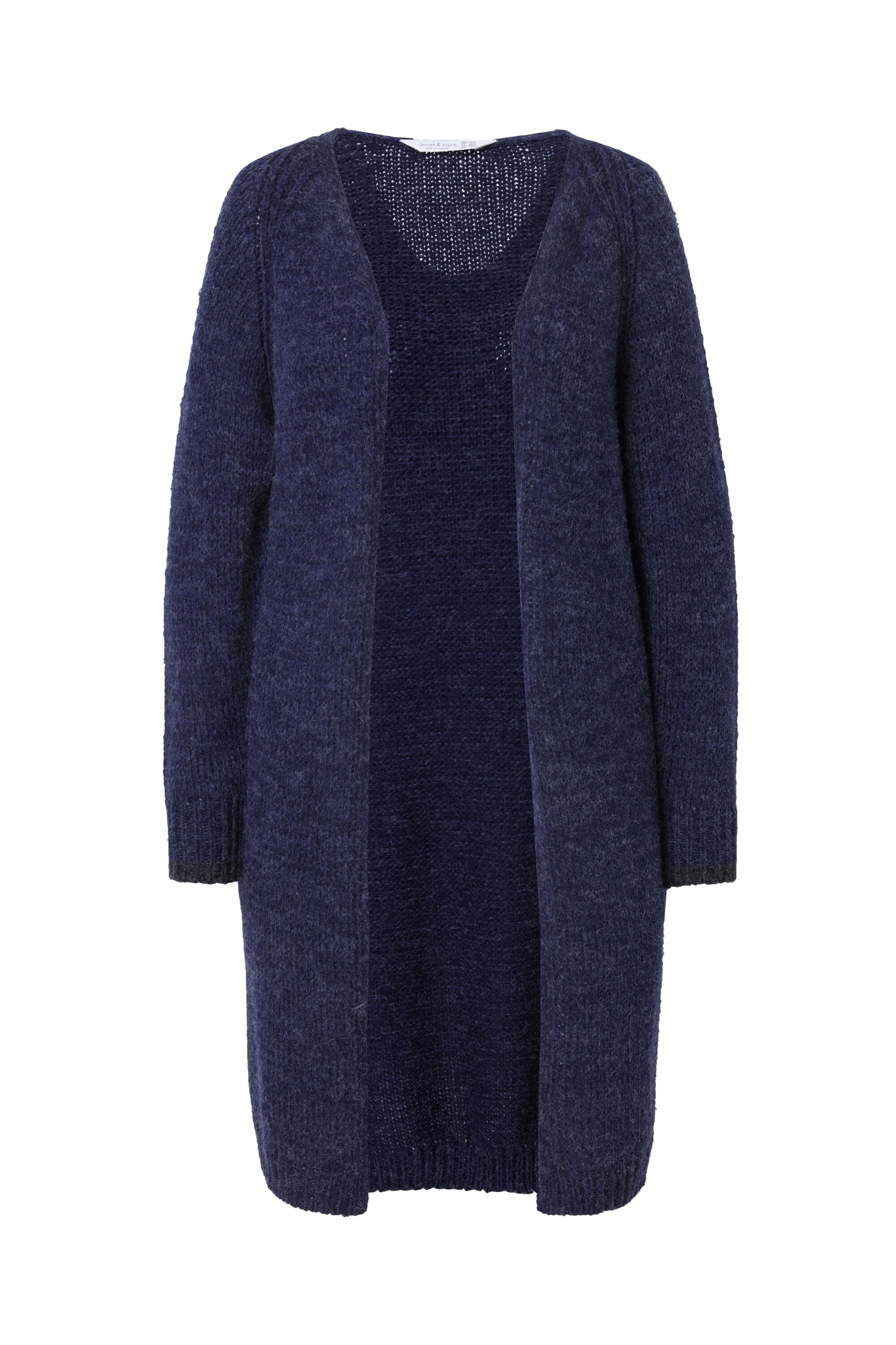 Janet & Joyce Knit cardigan in Blue: front