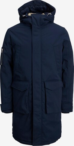 Jack & Jones Plus Zimní parka 'WILLOW' – modrá