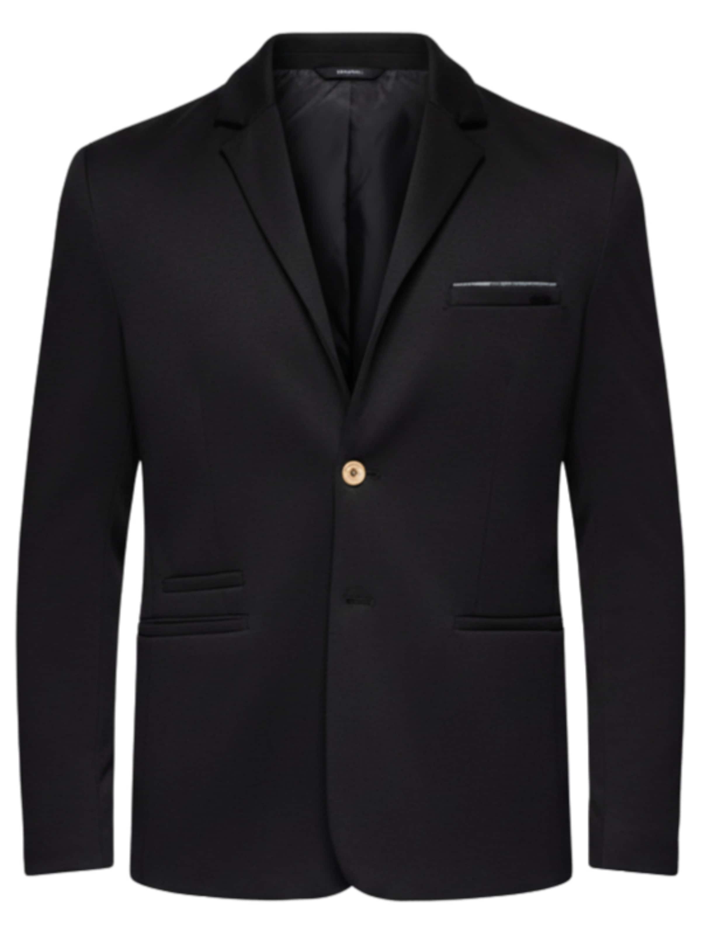 Ombre Slim fit Colbert in Zwart: voorkant