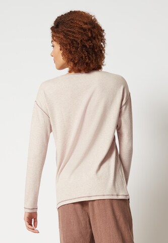 Skiny Schlafshirt in Beige