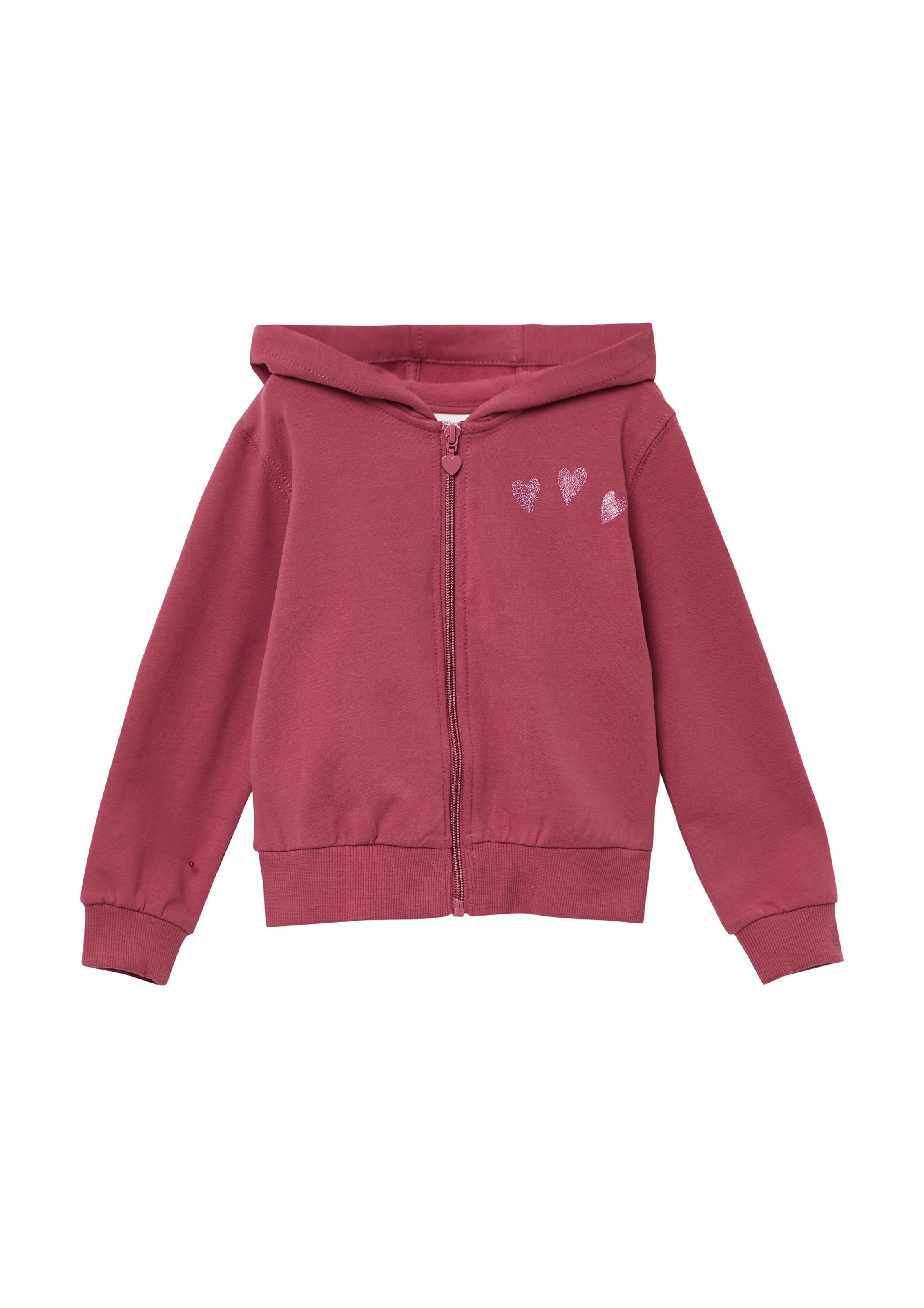 Veste de survêtement s.Oliver en rose : devant