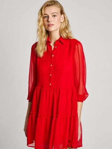 Pepe Jeans Kleid 'Bridge' in Rot: Vorderseite