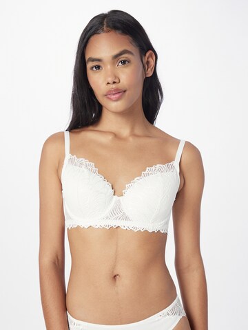 NATURANA T-shirt Bra in Beige: front