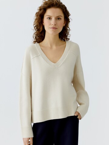 OUI Sweater in White: front