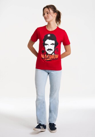 LOGOSHIRT Shirt 'Magnum' in Red