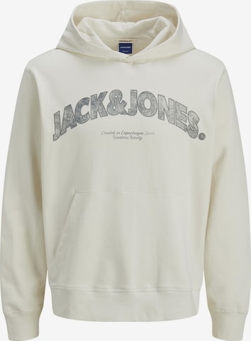 Sweat-shirt JACK & JONES en blanc : devant