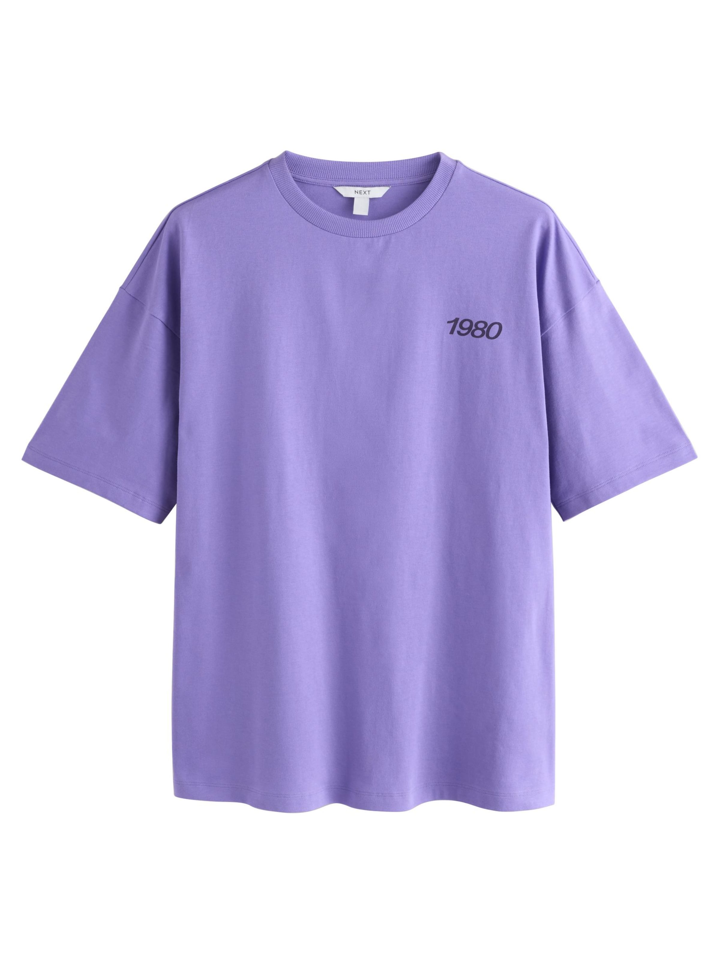 Next T-shirt i marinblå / lavendel, Produktvy