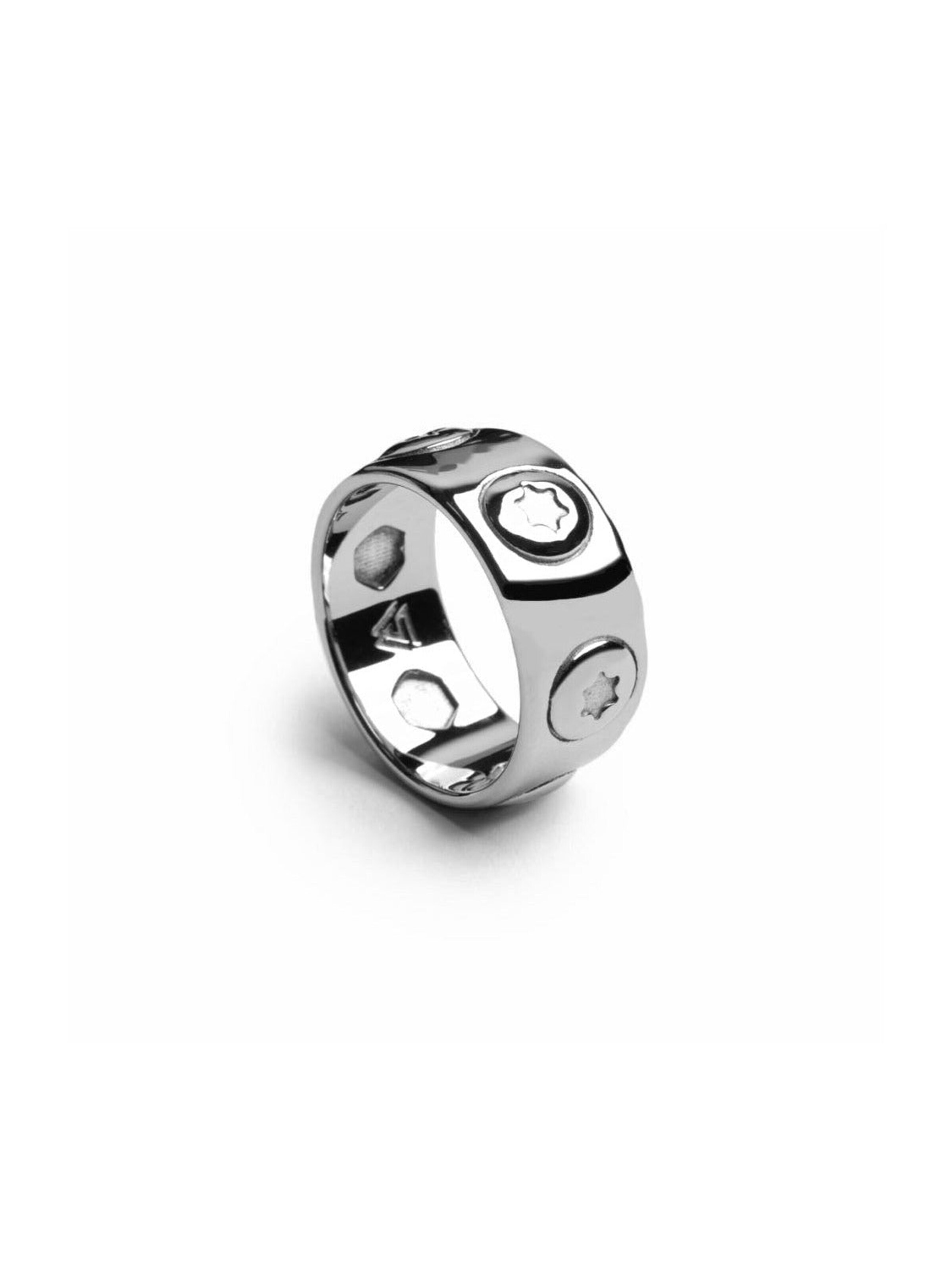 warpedsense Ring 'Torx'‌‌‌‌‌‌‌‌‌‌ in Silber: Vorderseite
