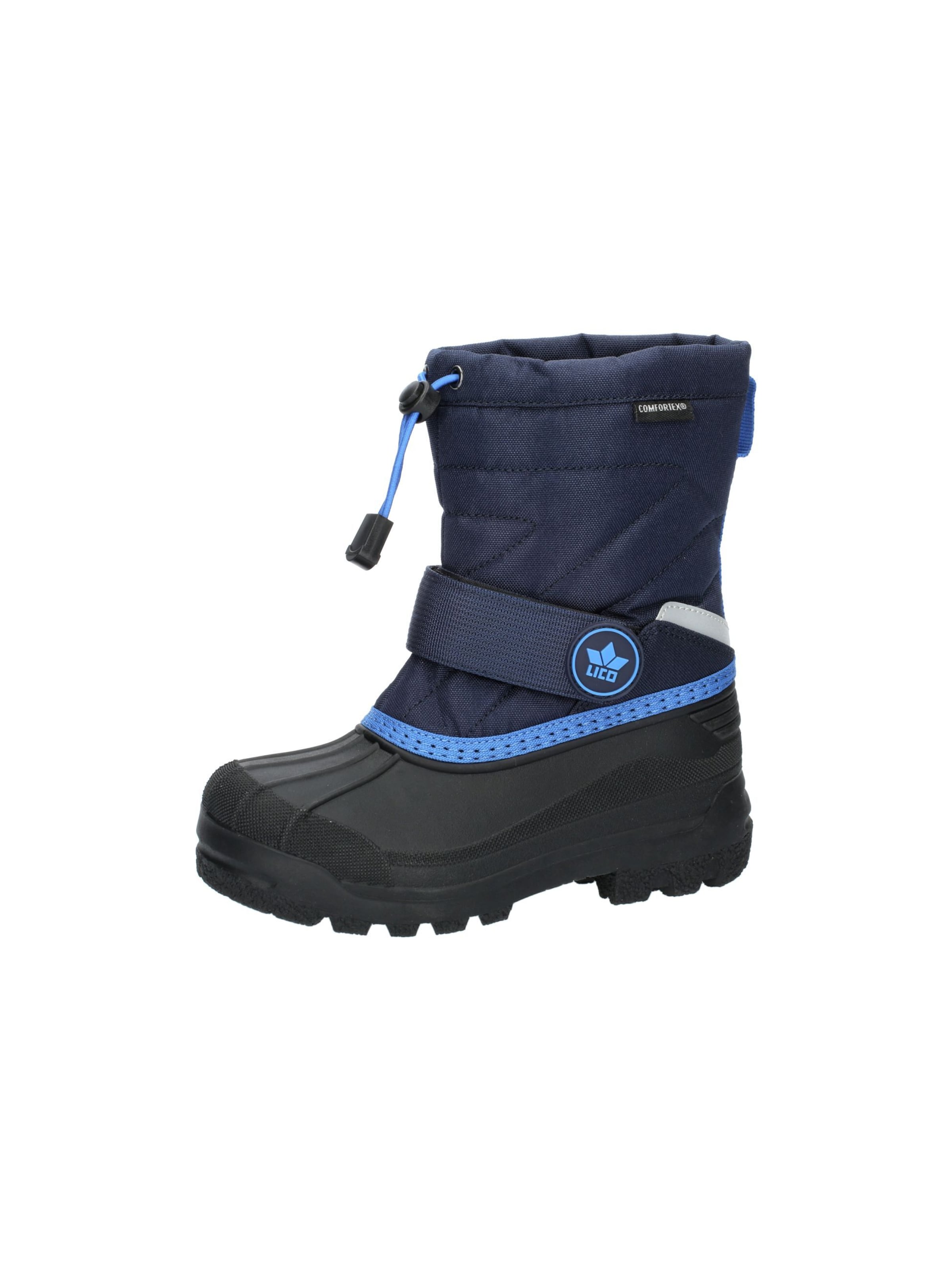 LICO Snowboots 'Turku' in Blauw: voorkant