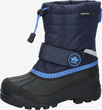 LICO Snowboots 'Turku' in Blauw: voorkant