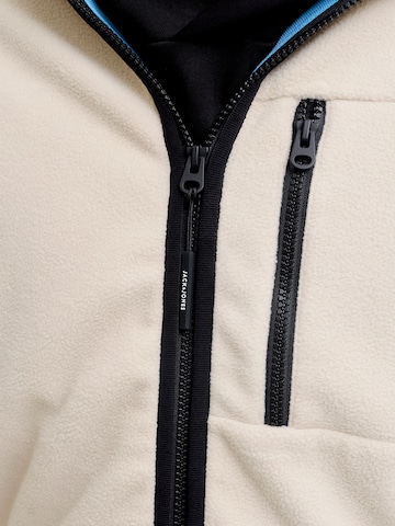 Giacca di pile di JACK & JONES in grigio