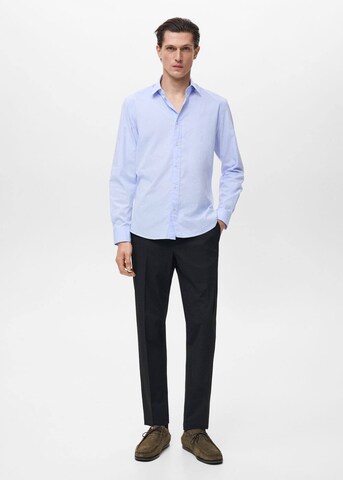 MANGO MAN Regular fit Button Up Shirt 'Play1' in Blue