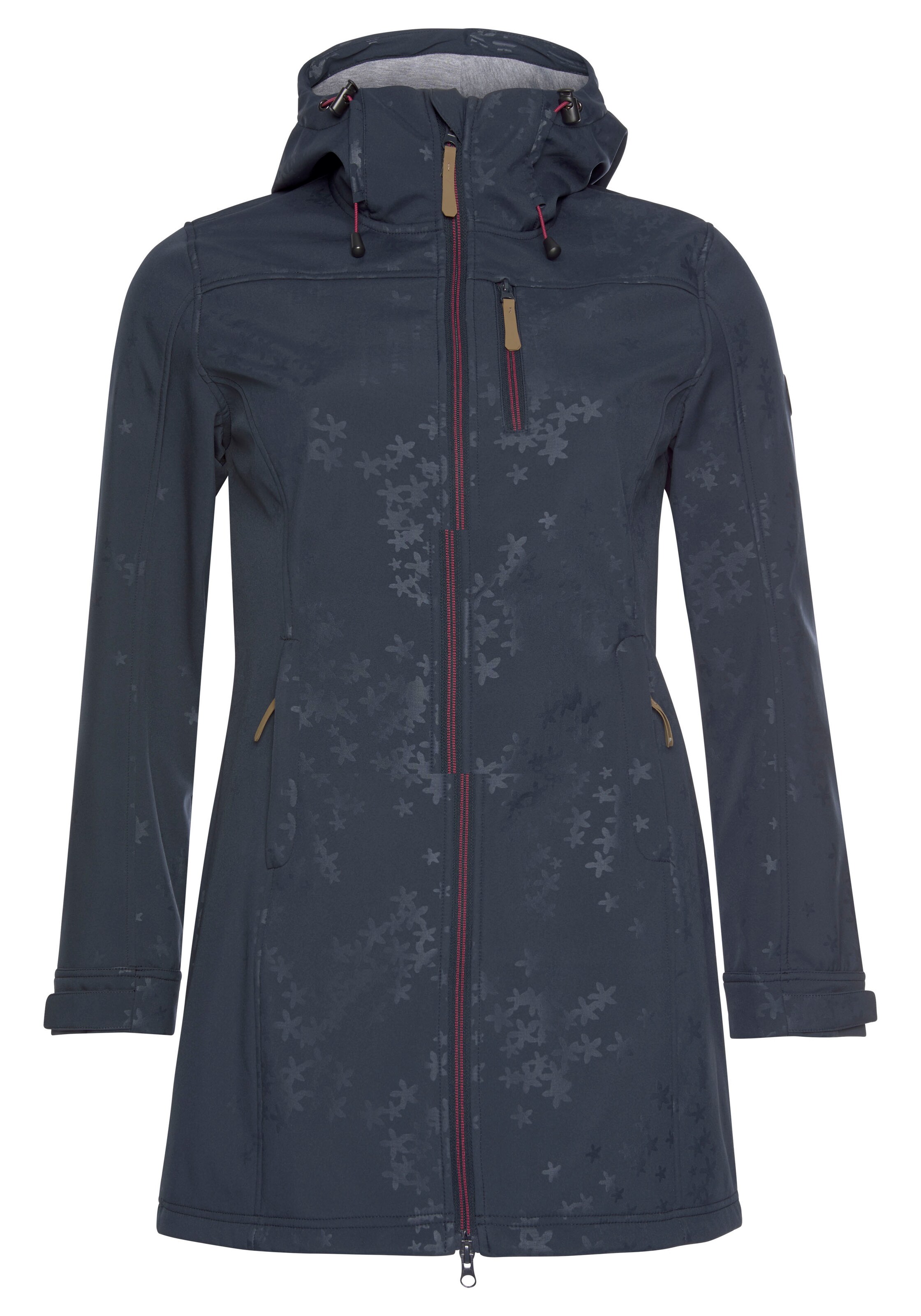 POLARINO Outdoor Coat in Blue: front