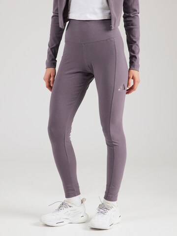 ADIDAS SPORTSWEAR Skinny Sportnadrágok - szürke: elől