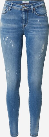 ONLY Skinny Jeans in Blauw: voorkant