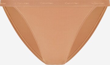 Calvin Klein Underwear Трусы-слипы в Бежевый: спереди