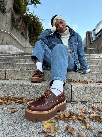 Scarpa stringata 'Stone Street 3 Eye' di TIMBERLAND in marrone: frontale