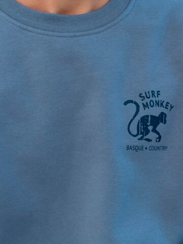 Sweat-shirt Surf Monkey en bleu