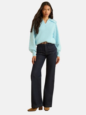 Pullover di love & roses in blu: frontale