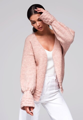 Ombre Knit cardigan in Pink