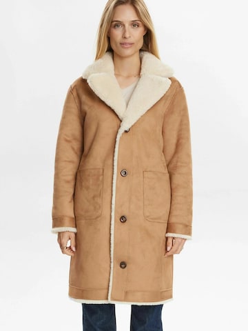 NÜMPH Übergangsmantel 'NUELLIOT' in Braun: Vorderseite