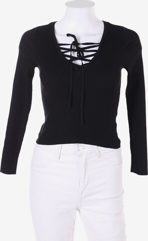 H&M Sweater & Cardigan in XS in Black: front