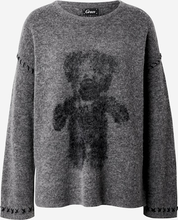 Grace Sweater Big BEAR in Grey Dark Grey ABOUT YOU