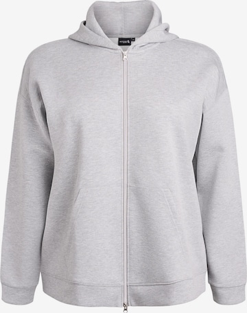 Active by ZizziSportski gornji dio trenirke 'ATRIE' - siva boja: prednji dio