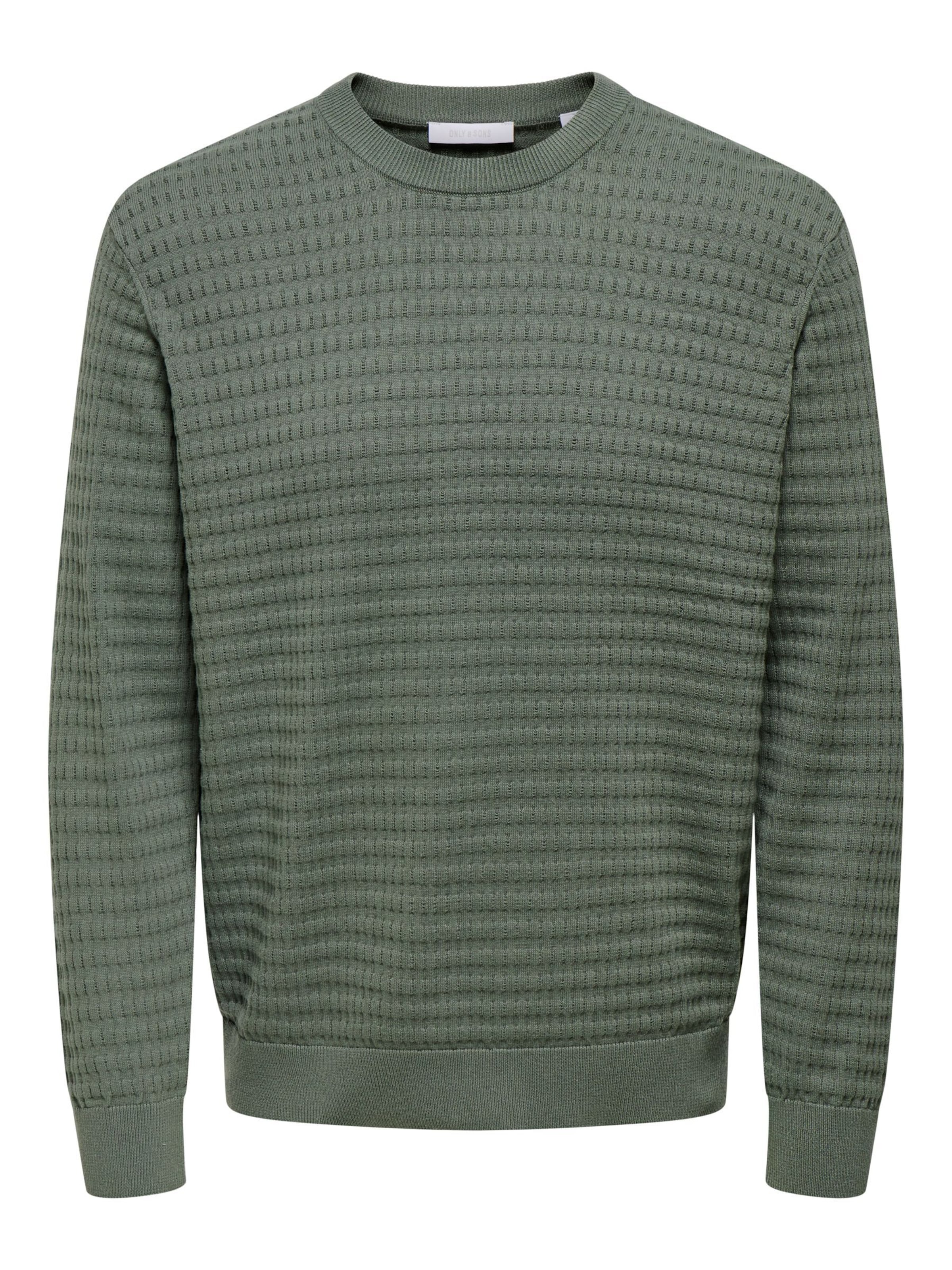 Only & Sons Pull-over 'ONSBerry' en gris foncé, Vue avec produit