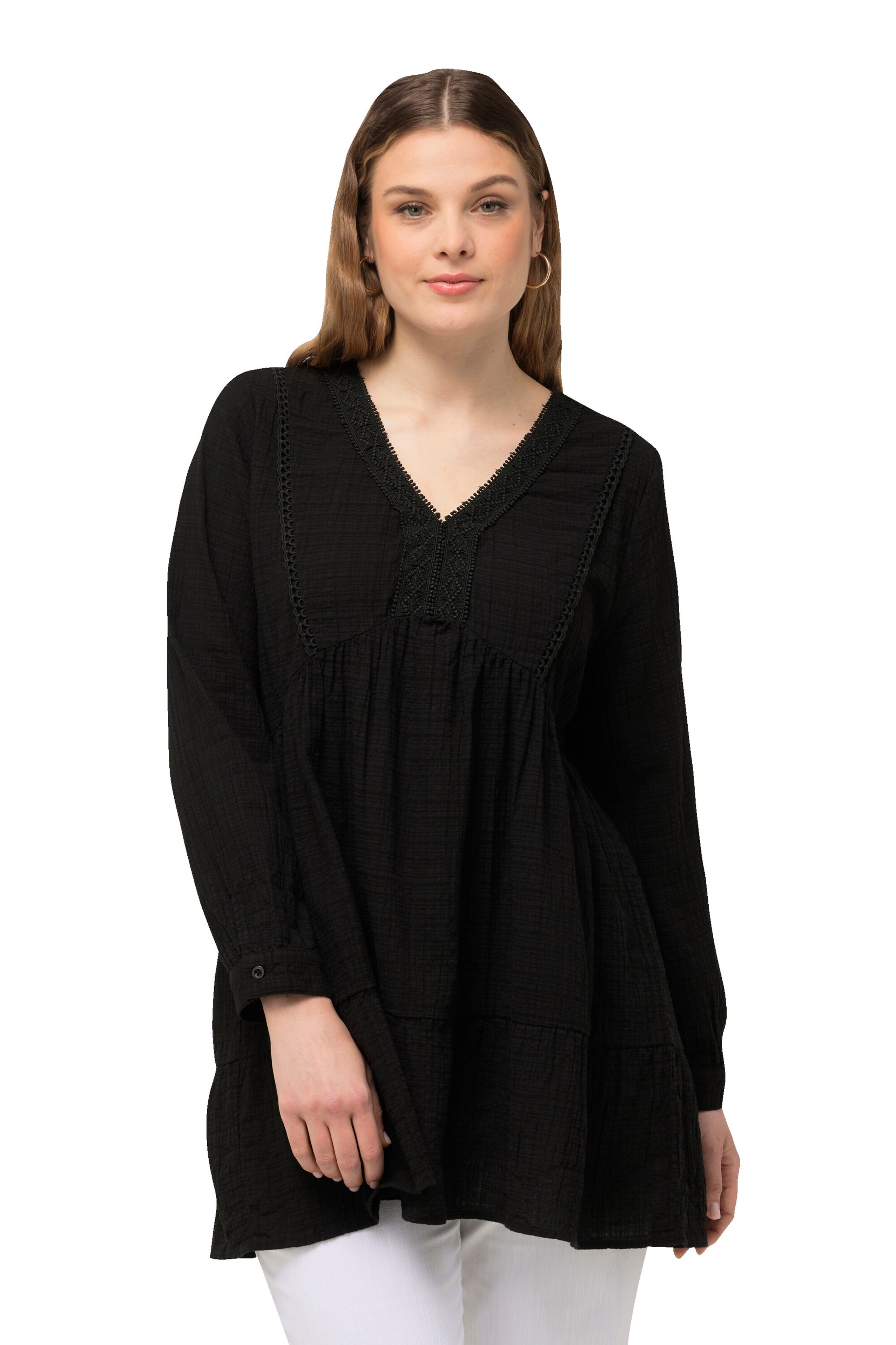 Ulla Popken Tunic in Black: front