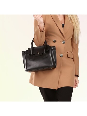 Borsa a mano di Toscanto in nero: frontale