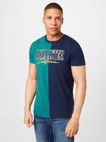 HOLLISTER - Camiseta en azul: frente