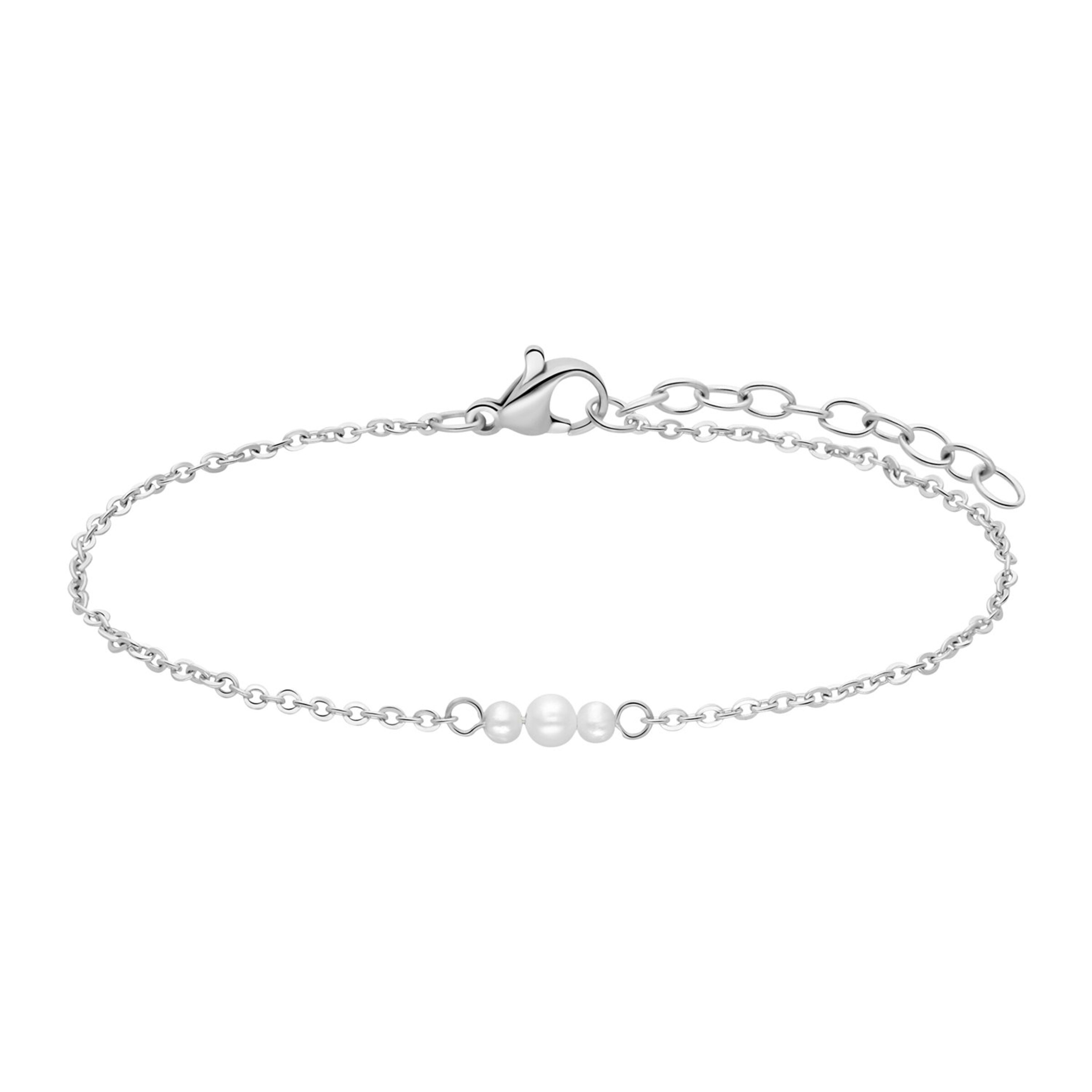 Lucardi Armband 'Chic' in silber, Produktansicht