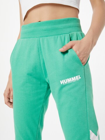HummelTapered Sportske hlače - zelena boja