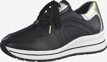 Tamaris Pure Relax Sneakers laag in Zwart: voorkant