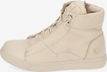 COSMOS COMFORT High-Top Sneakers in Beige