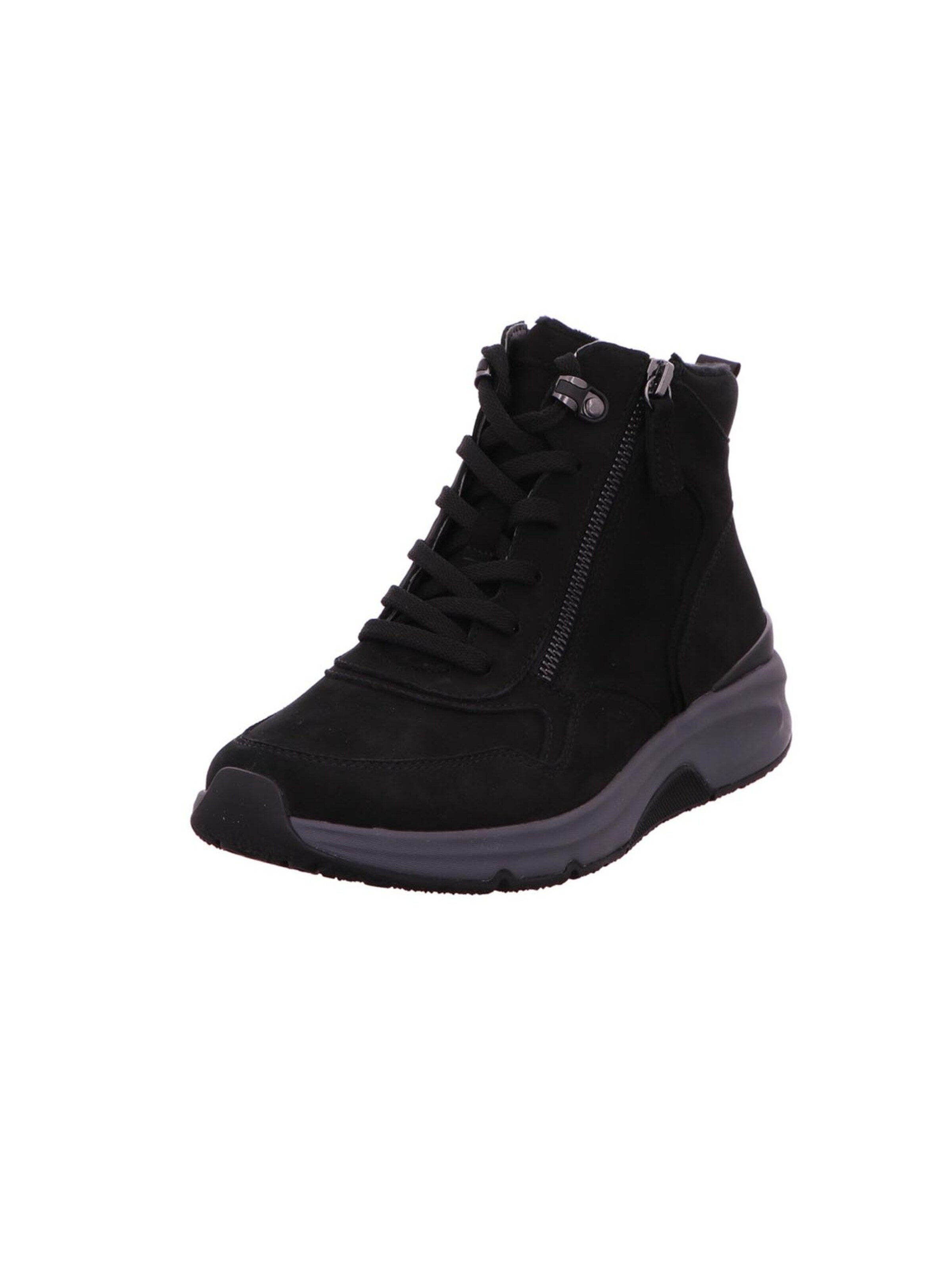 GABOR Veterlaarsjes in Zwart: voorkant