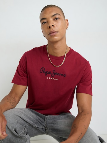 Pepe Jeans Koszulka 'EGGO' w kolorze czerwony