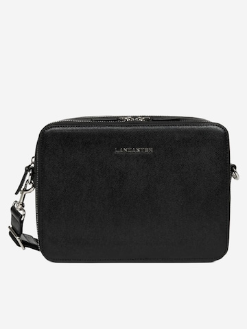 LANCASTER Paris Schoudertas 'Homme Cuir Delphino Lucas' in Zwart: voorkant