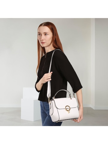 Borsa a mano di Florence in bianco: frontale