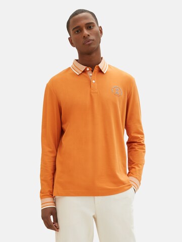 TOM TAILOR Poloshirt in Orange